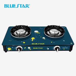 BẾP GAS ĐÔI MẶT KÍNH NG-628 SLIM- SEN INOX
