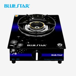 BẾP GAS ĐƠN MẶT KÍNH, KIỀNG CHẮN GIÓ NG-269V82
